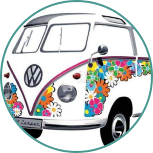 Sticker mural VW